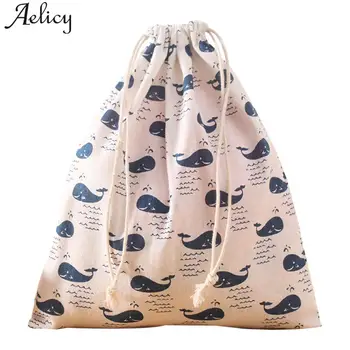 

Aelicy Fashion Drawstring bag Unisex Backpacks Cartoon Printing School bags Drawstring Backpack Mochila Feminina Masculina