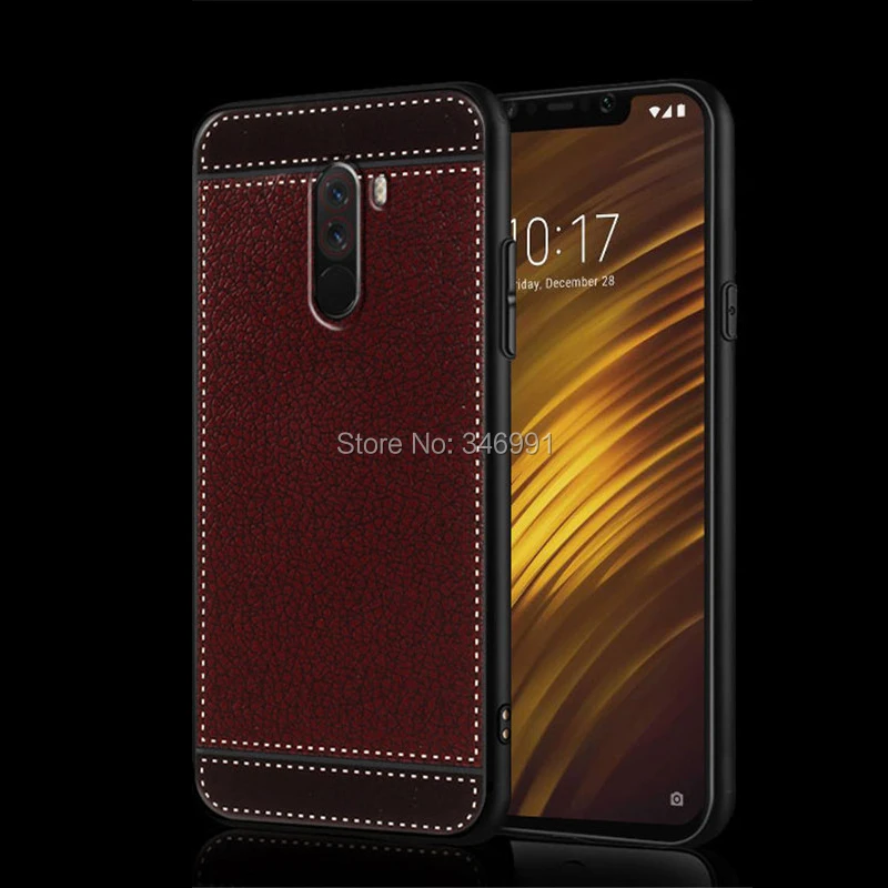 Чехол Smile для Xiaomi Pocophone F1 роскошный мягкий черный силиконовый чехол 6 18 дюйма BC с