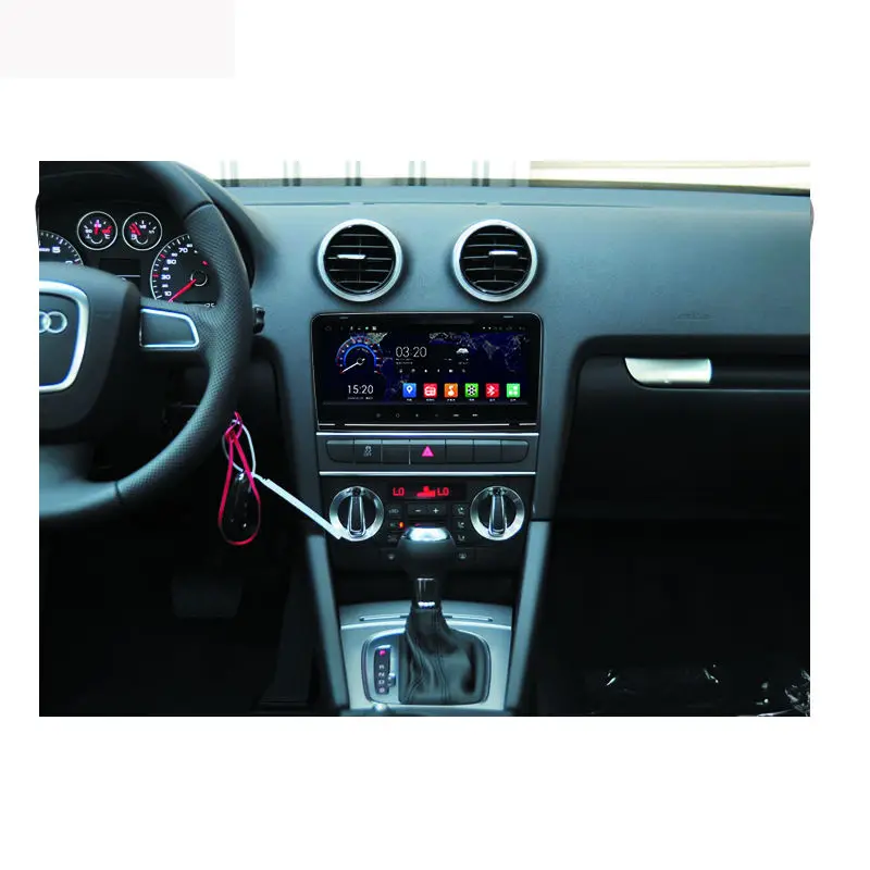 Excellent Aoluoya IPS RAM 2GB+32GB Android 7.1 2 Din CAR Radio DVD GPS Player For AUDI A3 S3 2003-2011 Audio Navigation multimedia WIFI BT 5