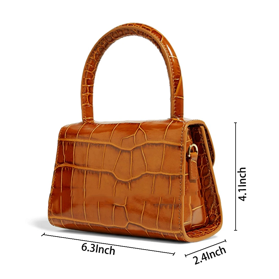 بولسا الأنثوية الأزياء التمساح الأعلى مقبض حقيبة يد مصمم النساء Crossbody حقيبة البسيطة حقائب كتف متنقلة للنساء 2019 كيس