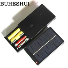BUHESHUI 1W 4V Solar Panel With Base Solar Cell For 1.2V 2xAA 2XAAA Rechargeable Battery Charging Directly 10pcs/lot