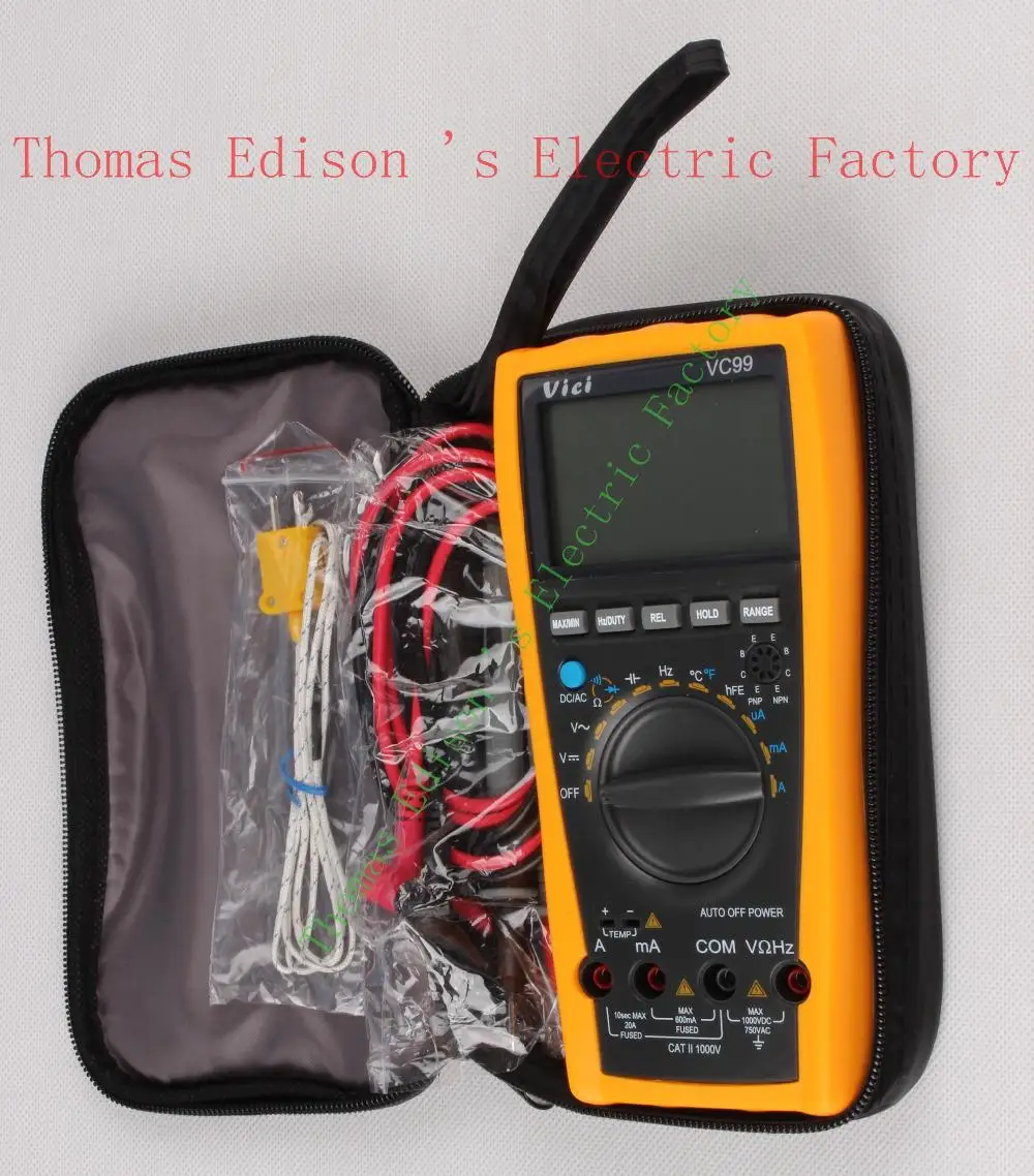 

Vichy VC99 3 6/7 Auto range digital multimeter with bag better 17B+ Original Genuine meter