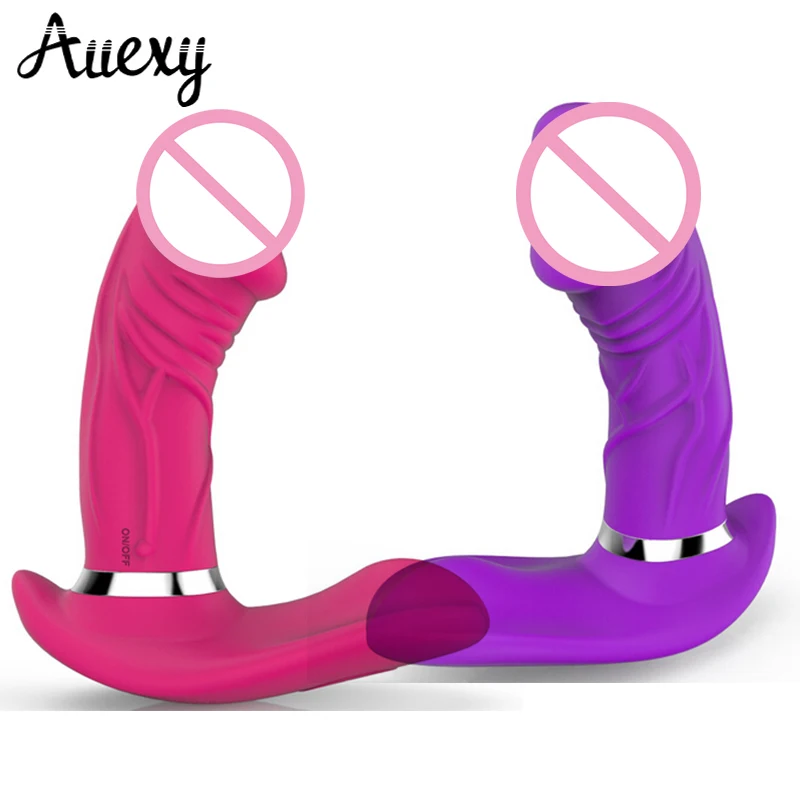 AUEXY Remote Vibrator USB Charged Female Masturbation Strapless Strapon G spot font b Dildo b font