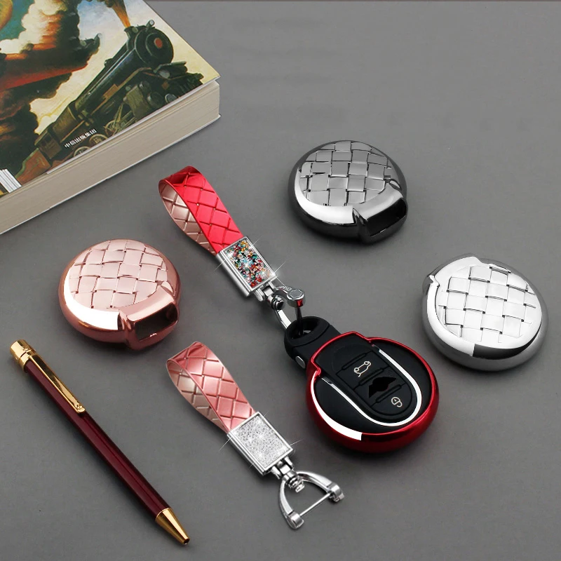 

Car key case protection cover keychain Car Remote Shell For BMW MINI COOPER S JCW ONE F54 F55 F56 F57 F60 CLUBMAN accessories