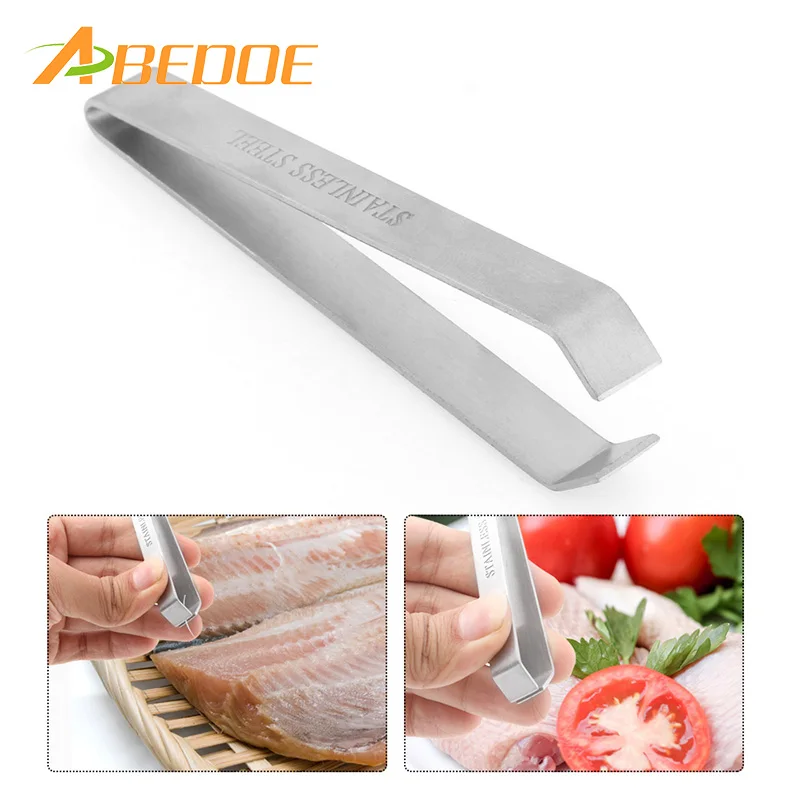 ABEDOE Stainless Steel Fish Tweezers Fish Bone Remover Pliers Pincer