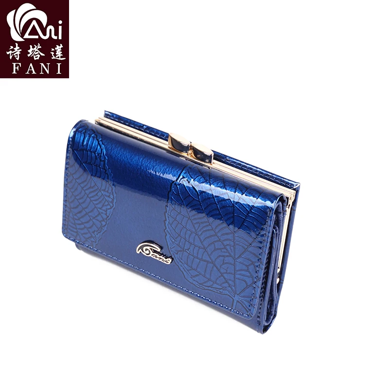 

FANI 2018 New Women Wallets Genuine Leather High Quality Long Design Clutch Cowhide Wallet High Quality Fashion Female Purse