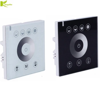 

DC 5V/12V/24V Single Color Wall Mounted LED Glass Panel Brightness Adjust Dimmer Switch Control Led Strip light Controller