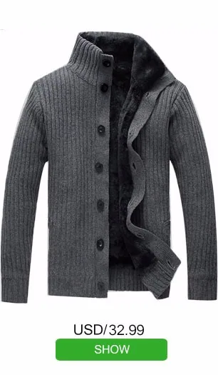 Зимний толстый мужской свитер с круглым вырезом, кашемировые пуловеры высокого качества, новая теплая Модная одежда, стандартные топы для мужчин, 105-115wy