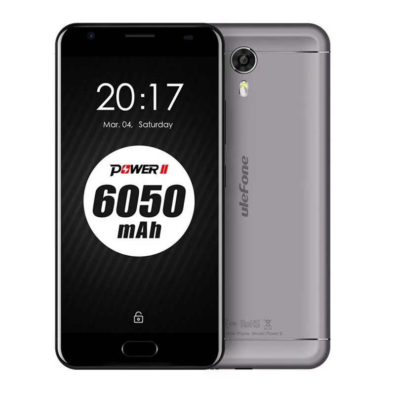 Ulefone Мощность 2 mt6750t восемь ядер сотовый телефон Android 7 0 5 дюймов мобильного