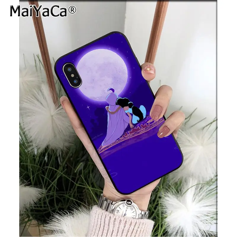 MaiYaCa Аладдин и Жасмин Принцесса ТПУ Мягкий силиконовый чехол для телефона чехол для Apple iPhone 8 7 6 6S Plus X XS MAX 5 5S SE XR - Цвет: A13
