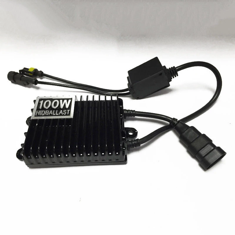 

H3 HID 100W Xenon Replacement Electronic Digital Conversion Ballast Kit Ignition Unit Block for Automobiles Car 12V 6000K H1 H4