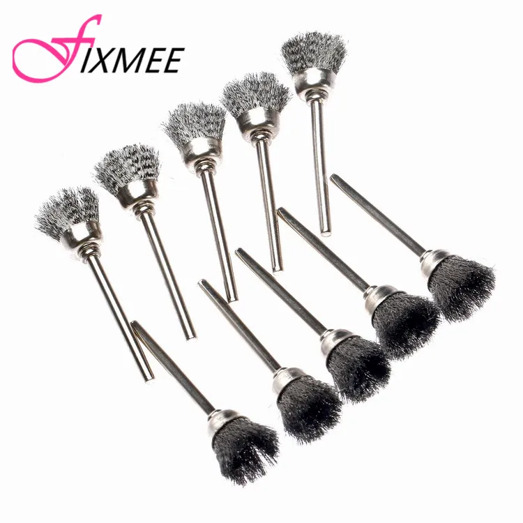 20pcs dremel accessories 15MM Steel Wire Cup Brush rotary Brushes