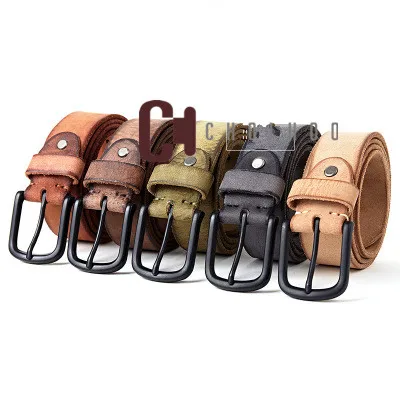

Classic Designed Buckle Male Strap 100% Genuine Top Upper Leather Belt for Man Girdle Wide Cummerbund Cinto Masculino 304