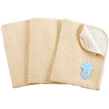 Baby Diaper TUP Waterproof Sheet Matress Washable Organic Cotton Newborn Diaper Pad Infant 3 Layers Reversible Changing Mat
