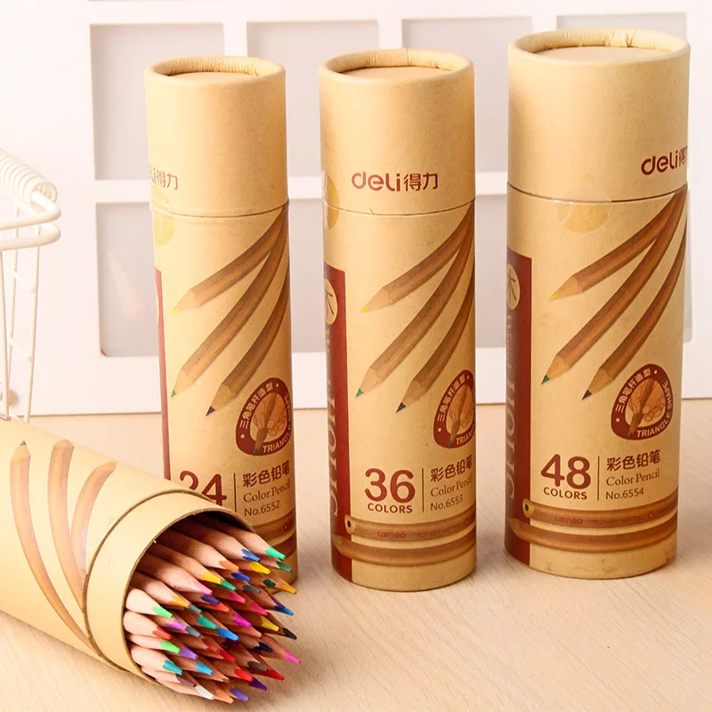 

Wooden Color pencils set water color wax pencils pens pastel for drawing Painting Crayons Stationery Office school art supplies