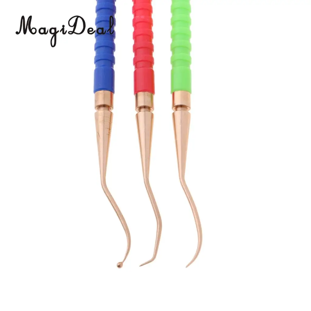 3Pcs Regulator Scuba Diving Repair Tool, O-Ring Remover Handle Brass Pick Hooks