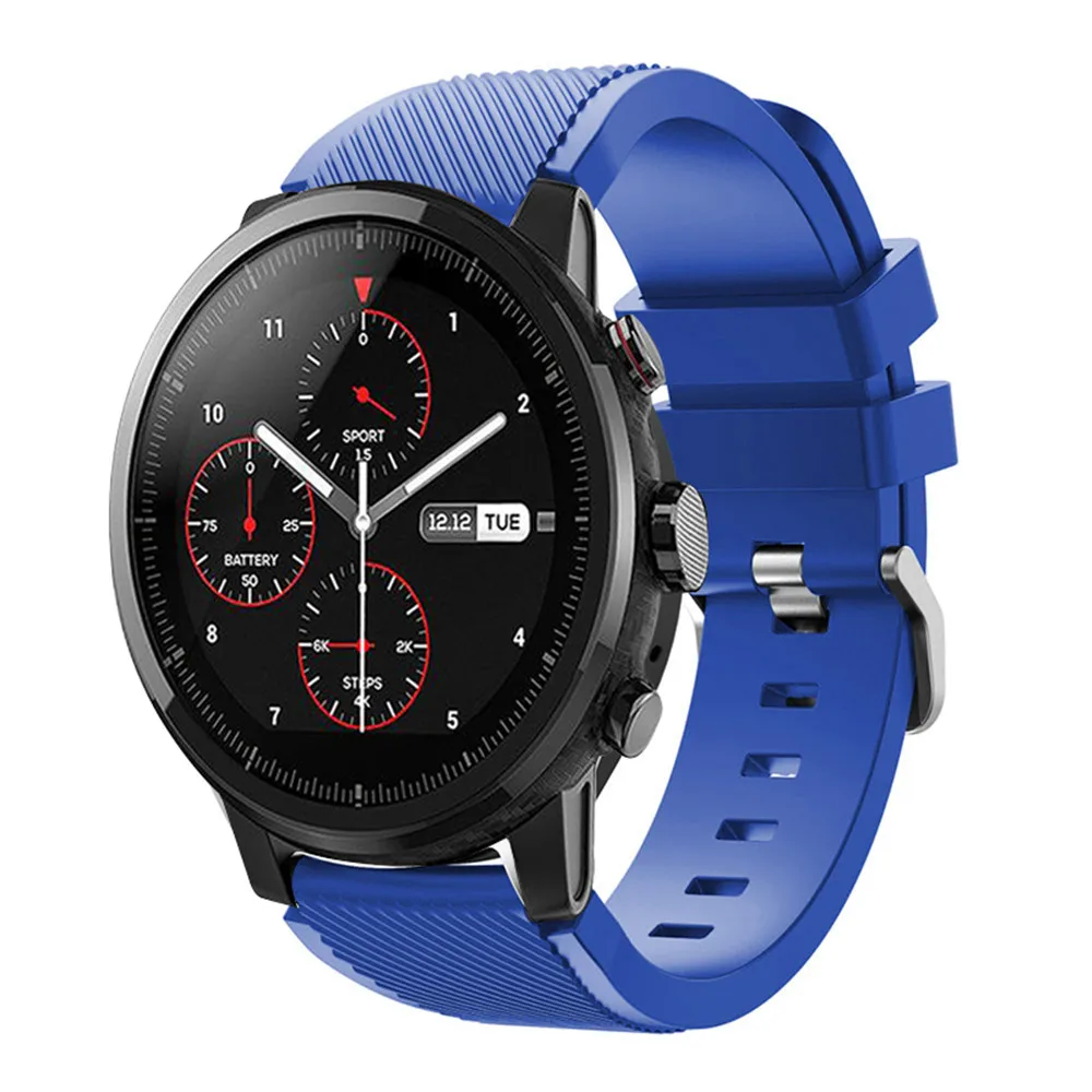 Модные силиконовые часы ремешок для HUAWEI WATCH GT GT2 GT 2 Смарт часы ремешок Браслет Ремень спортивный замена 22 мм для gear S3