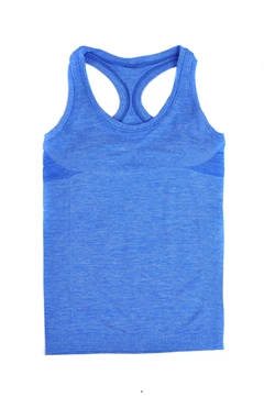 Стрейчевая облегающая блузка для женщин, Бюстье для девочек, тонкая быстросохнущая футболка для спортзала, компрессионная одежда для тренировок - Цвет: blue