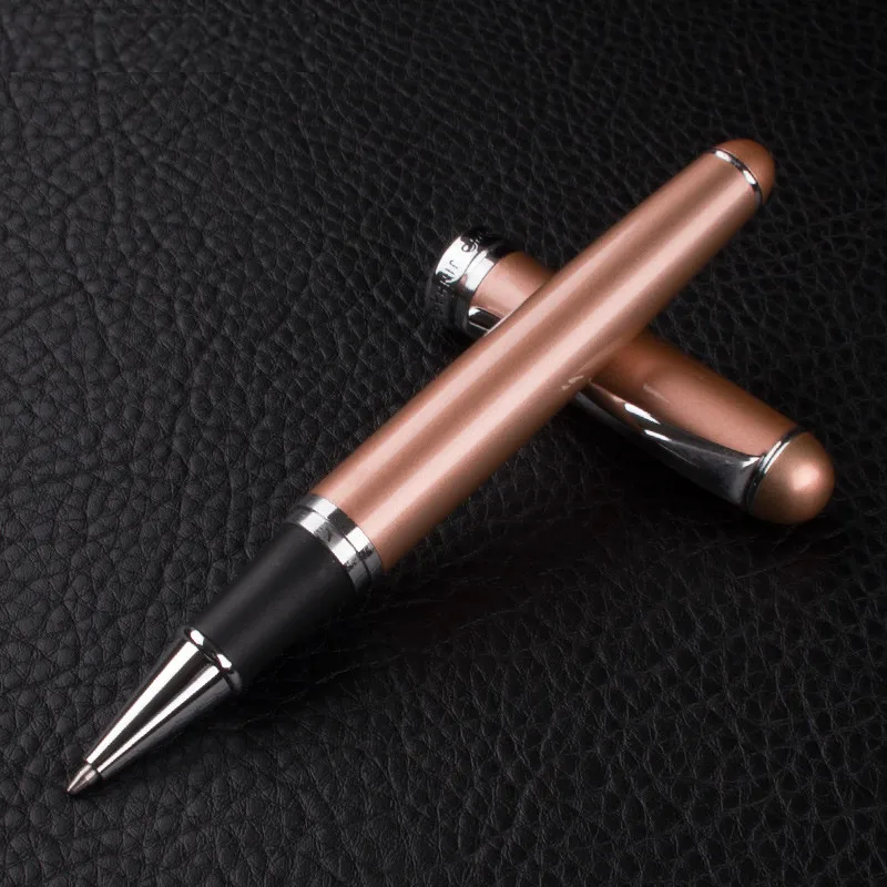 Jinhao 750 розовое золото 15 цветов Ручка-роллер черные/синие чернила роскошные