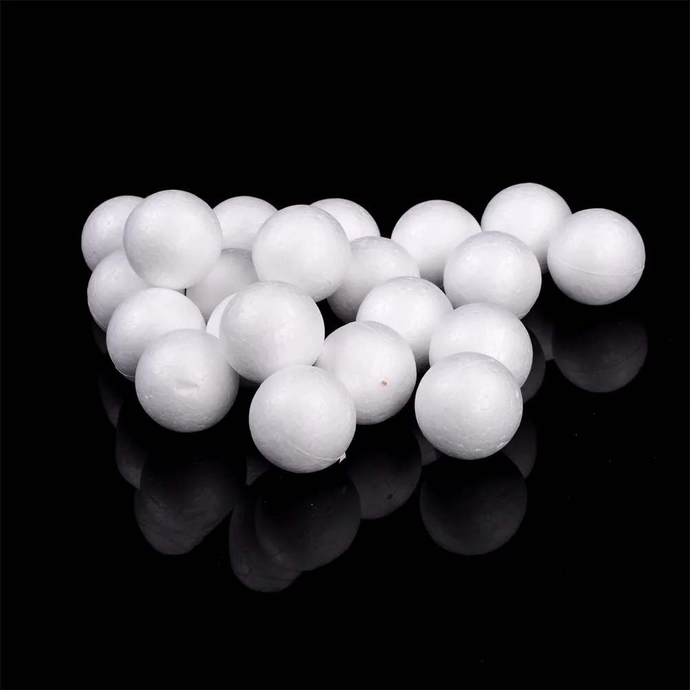 

20PCS/Lot 1-4cm Modelling Polystyrene Styrofoam Foam Ball White Craft Balls For DIY Christmas Party Decoration Supplies Gifts