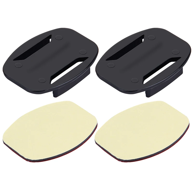 2pcs Flat Surface Base Mount with 3M VHB Adhesive Stickers for Gopro Hero 5 4 3 for SJ4000 Action Camera Accessories (2)