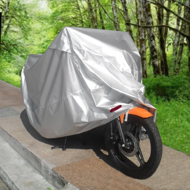 Moto Waterproof Outdoor UV Motorcycle Bicycle Dust Shield Raincoat L / XL 2XL 5.22 Dustproof 190TTaffeta materi | Автомобили и