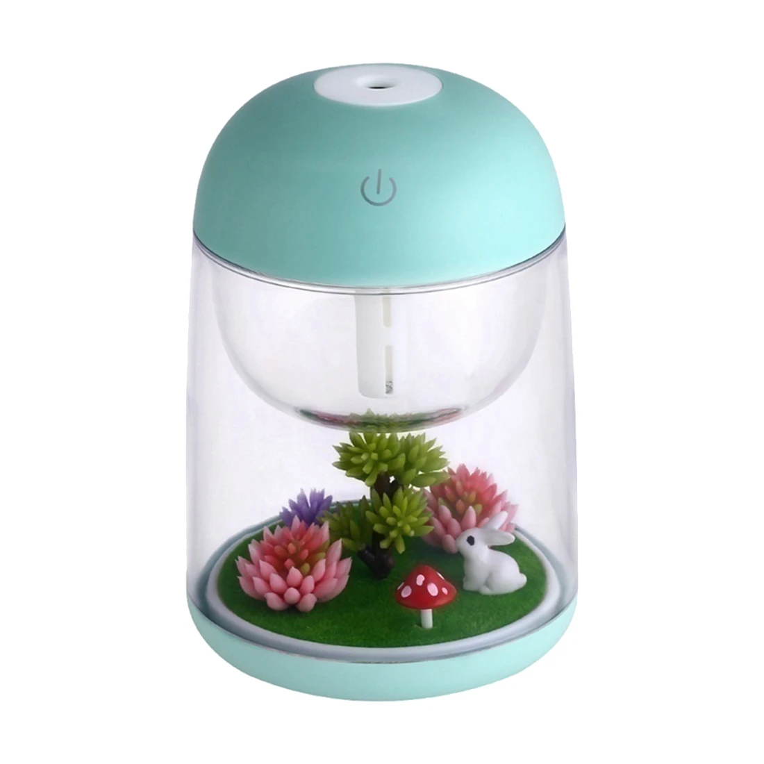

Creative micro-landscape air purification humidifier mute mini USB colorful LED night light home