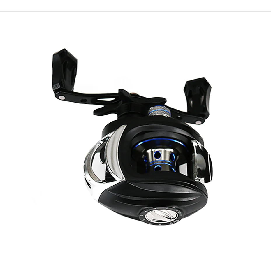 Carretel de Pesca Rolamento de Esferas Reel com Sistema de Freio para Molinete de Pesca da Carpa 17 + 1bb Yukui Novo Bobinas Baitcasting Fishing gt 7.2: 1 11 Esporte e Lazer