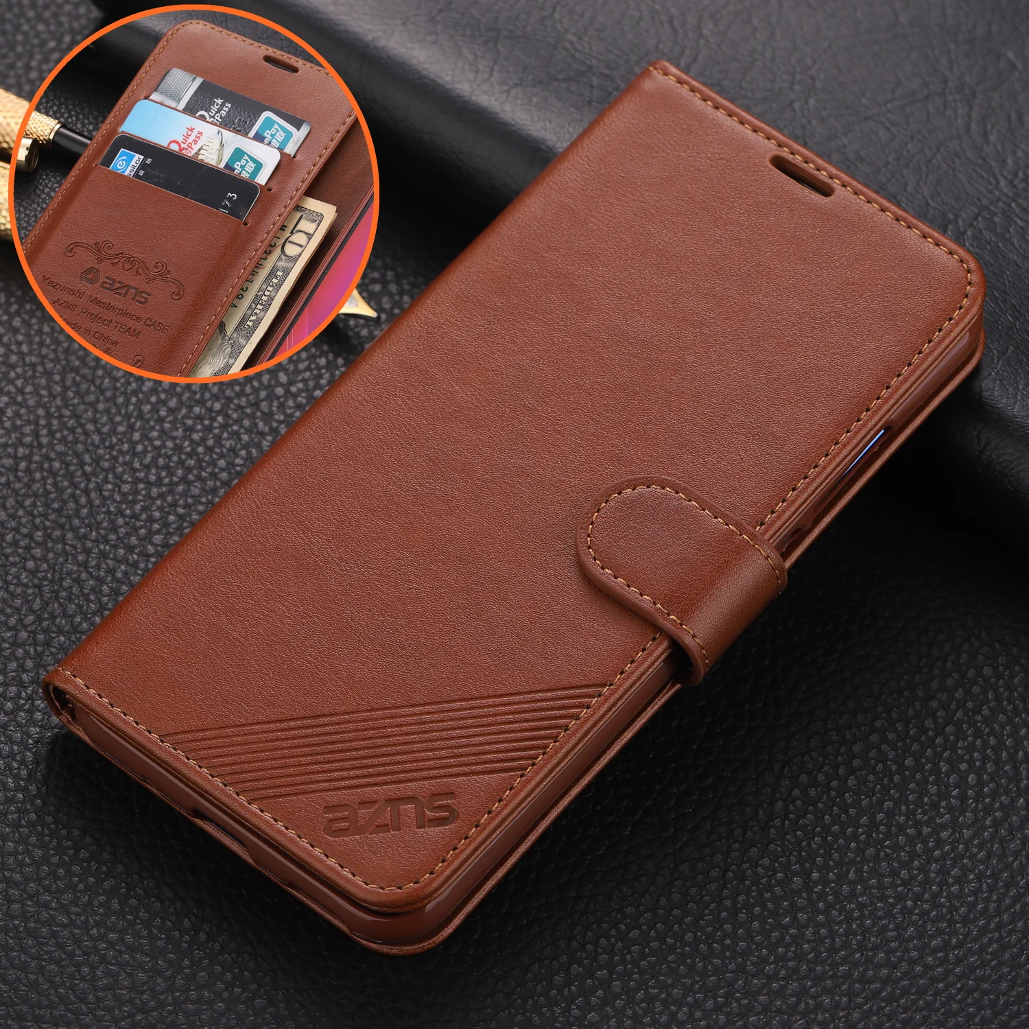 

Leather Flip Wallet Case For Huawei Honor V20 20 Pro 10i 9i 10 9 lite Case Card Slots Cover for Honor 8A 8C 8X 7X 6X 7A 7C Capa