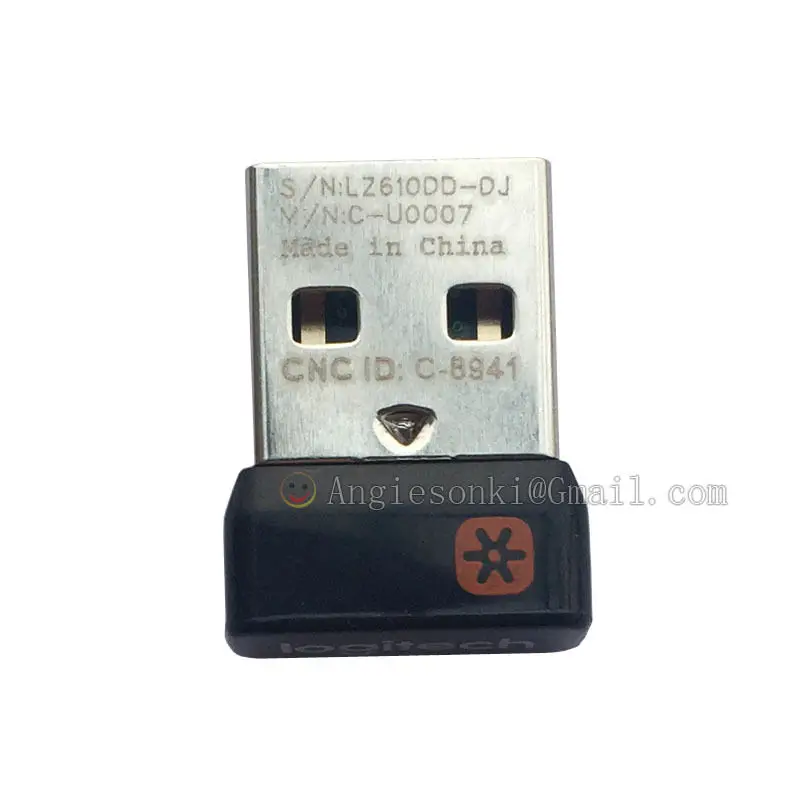 Беспроводной приемник ключ Log.itech соединяющий USB адаптер для мыши клавиатуры
