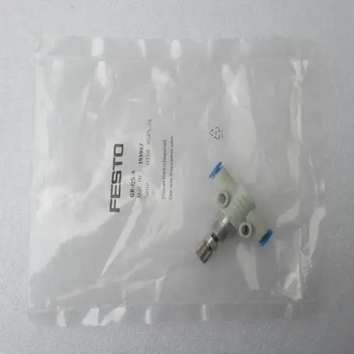 

Brand new original authentic FESTO Gas connector GR-QS-4 spot 193967 GRQS4