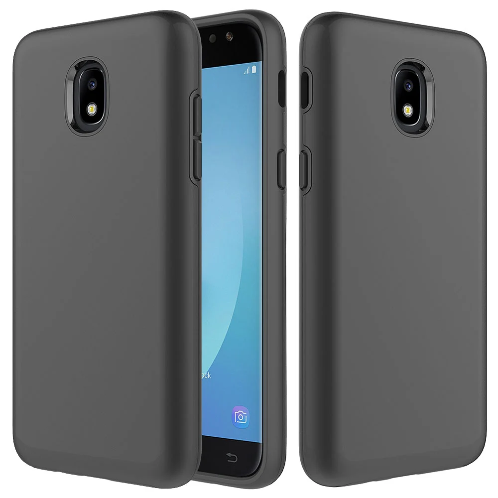 2 In 1 Grip Armor Case Hard Back Cover For Samsung Galaxy J3 2018/Achieve/Eclipse 2/Amp Prime 3/Express 3/Orbit/Star/Aura | Мобильные
