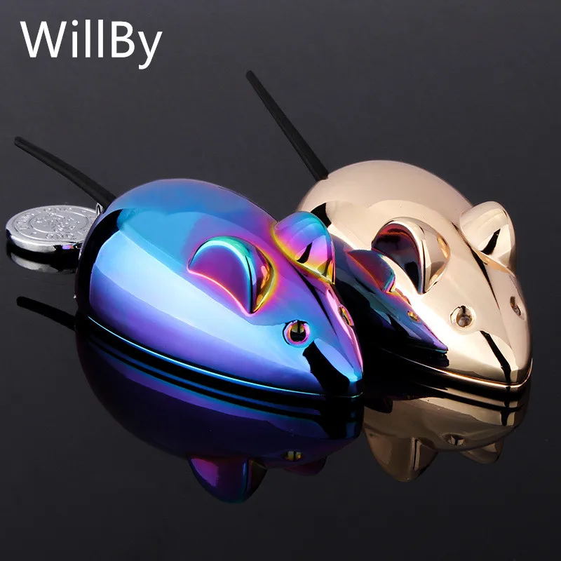 

Metal Windproof Mouse Shape Rechargeable Lighter Creative USB Electronic Cigarette Lighter