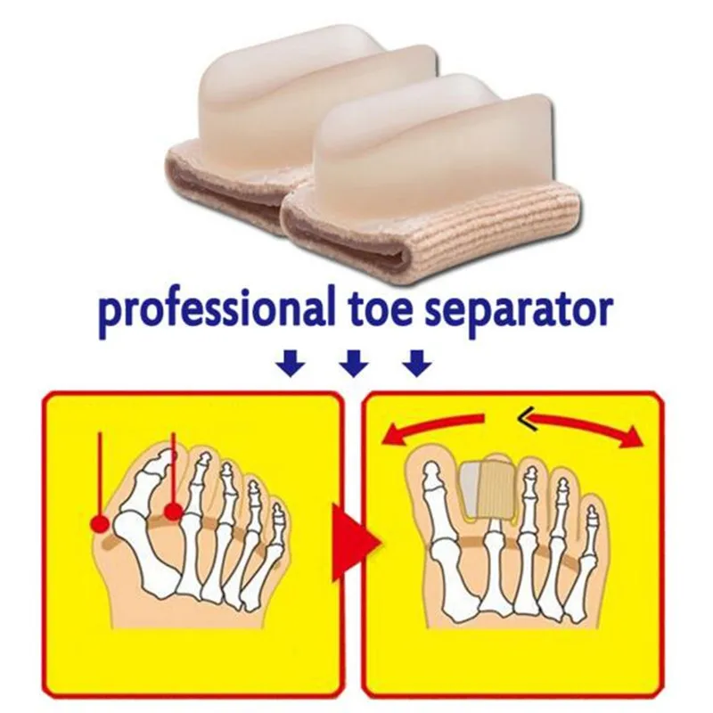 Силиконовый корректор для педикюра Hallux Valgus Sholl 1 пара ортопедические стельки