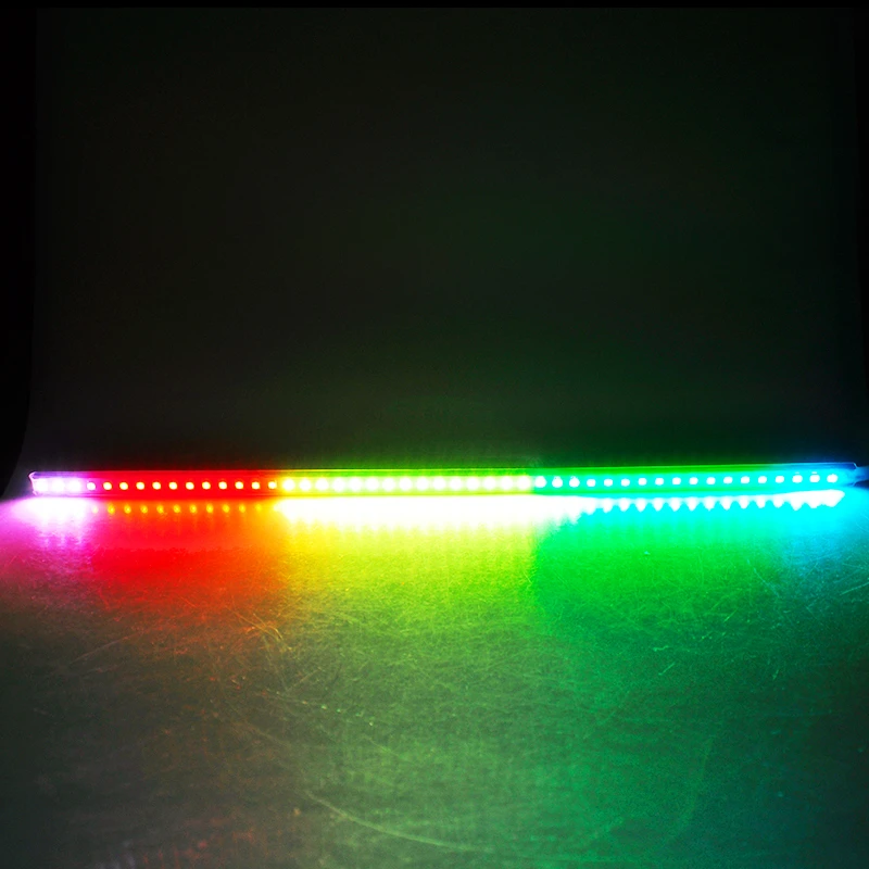 MZORANGE 7 Цвет RGB 48 рыцарь Night Rider светодиодные проблесковые маячки мотоциклы мягкое