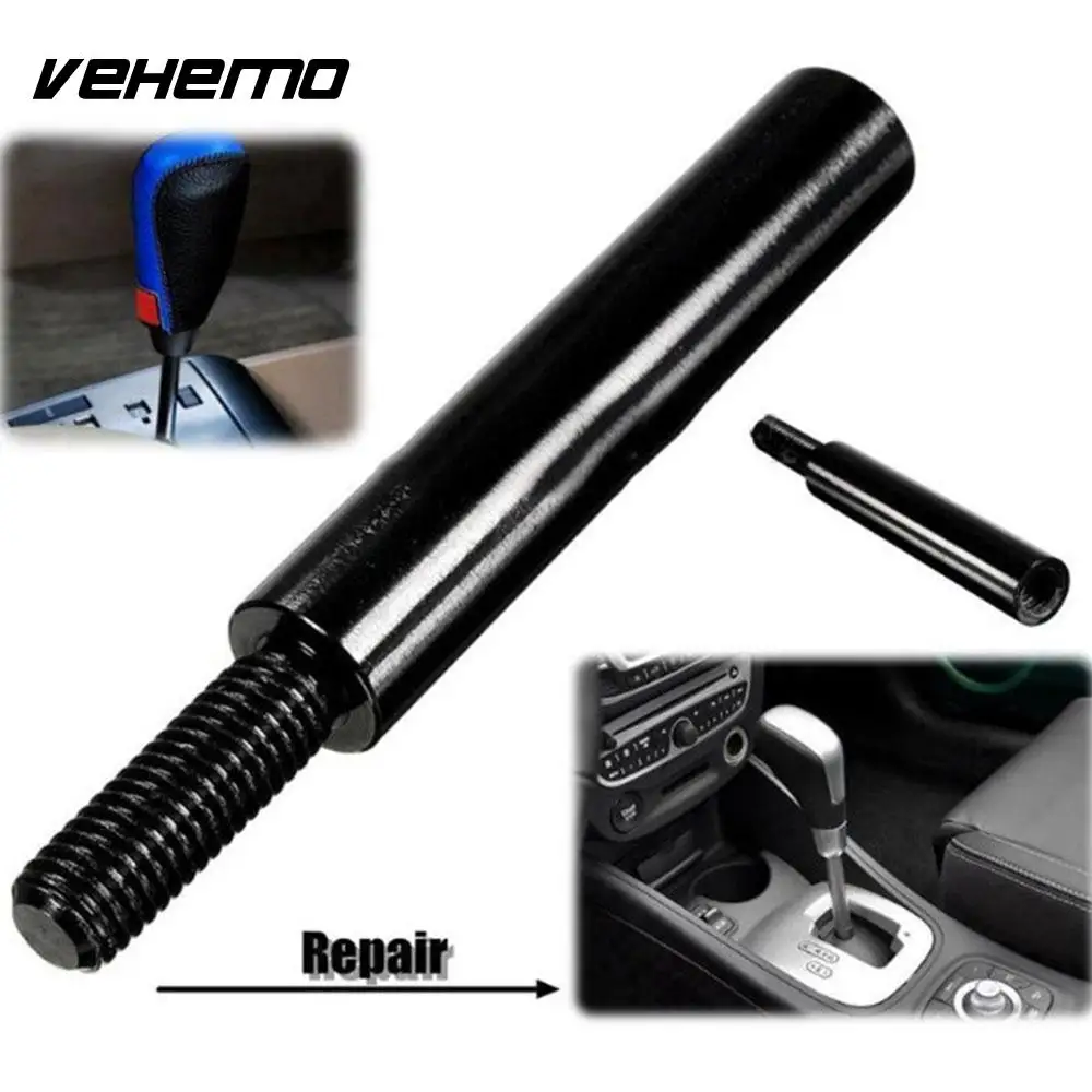 

Aluminium Alloy Black Manual Gear Shifter Shift Knob Extension Premium Gear Lever Shift Knob Extender Durable Spare Automobile