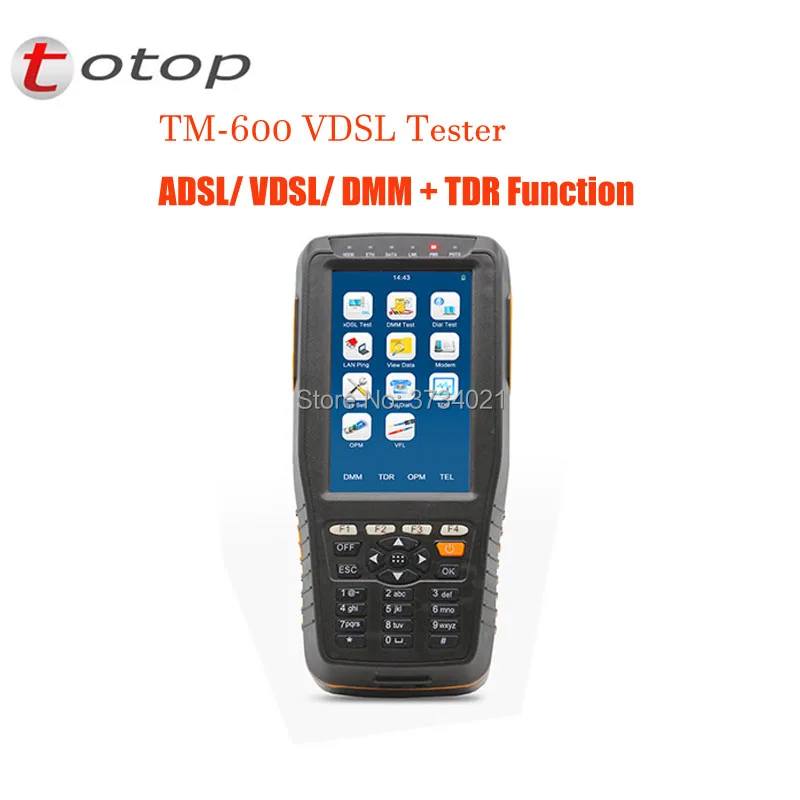 

TM-600 VDSL VDSL2 Tester ADSL WAN & LAN Tester xDSL Line Test Equipment With Basic Version + TDR Function
