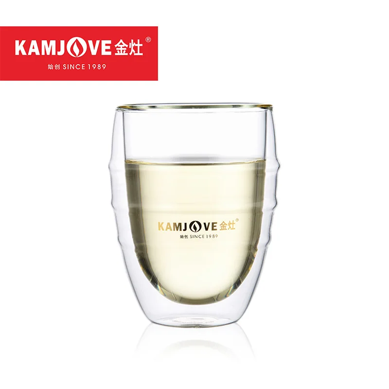 300ml 200ml KAMJOVE TP 1 Double Layer Glass Hand Blown Heat resistant Glass Teapot Coffee Flower