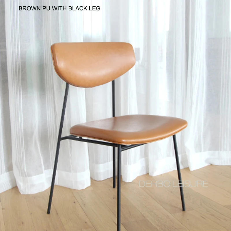 brown PU with black leg