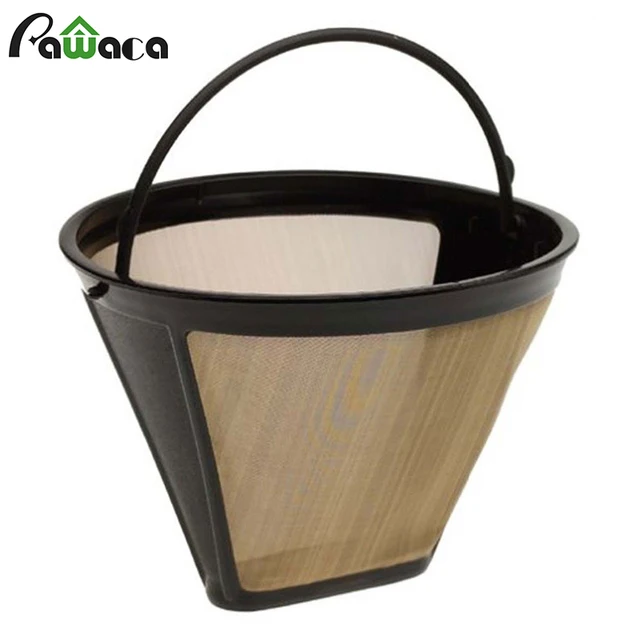 Best Price Cone Shape Permanent Coffee Filter 10-12 Cup Washable Reusable Coffee Filter Mesh With Handle Cafe Coffee Maker Machine Tea Tool Best Price Cone Shape Permanent Coffee Filter 10-12 Cup Washable Reusable Coffee Filter Mesh With Handle Cafe Coffee Maker Machine Tea Tool