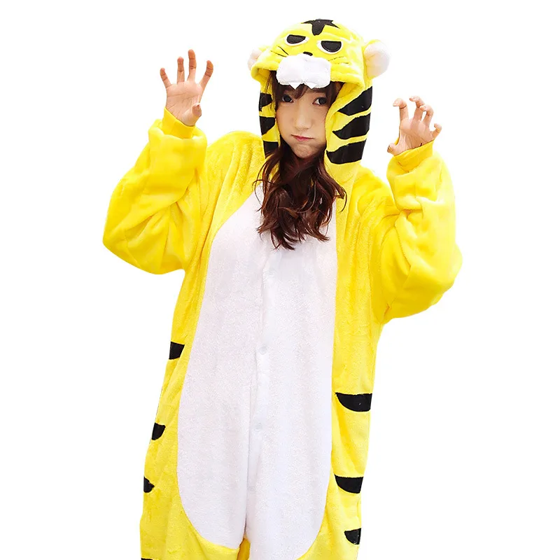 New Children'S Animal Pajamas Winter Warm Girl Boy Kids Pajama Cartoon Tiger Cosplay Onesie Hooded Cute Sleepwear New Children'S Animal Pajamas Winter Warm Girl Boy Kids Pajama Cartoon Tiger Cosplay Onesie Hooded Cute Sleepwear