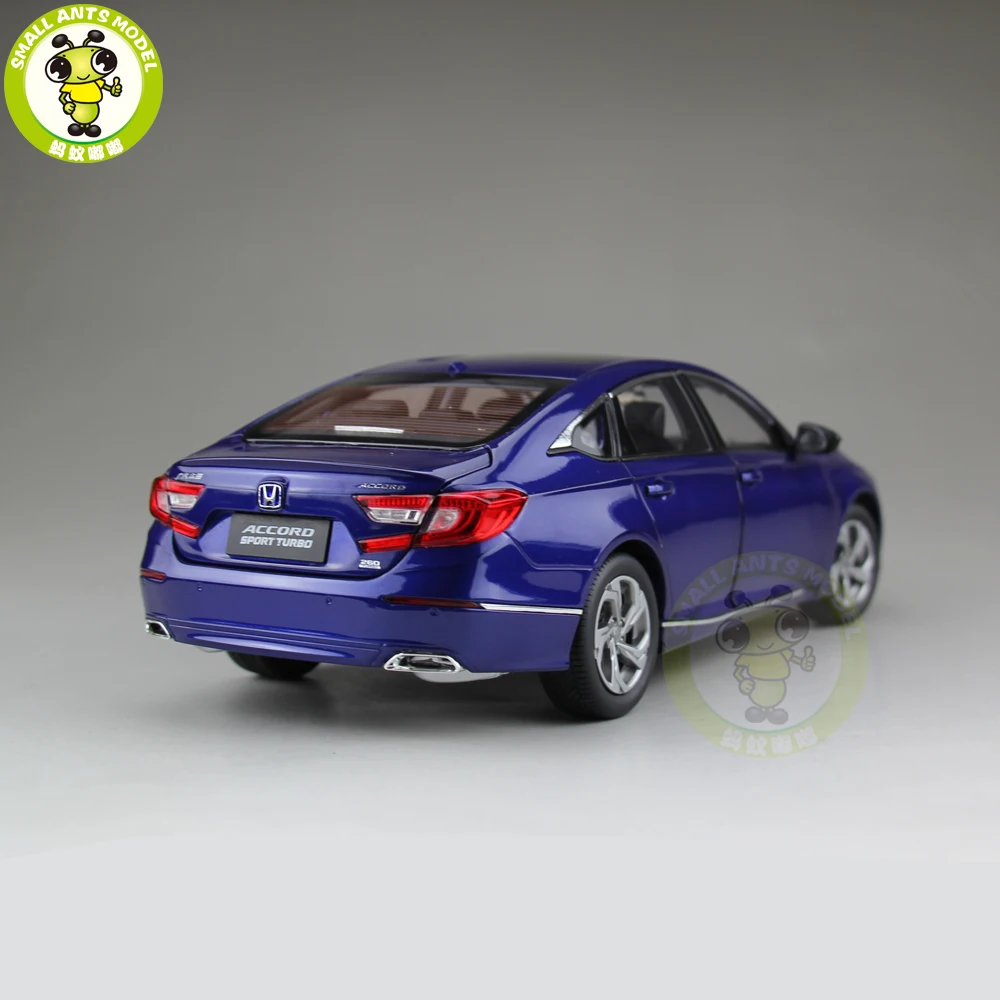 US $105.00 118 Accord 10th Sedan Diecast Metal Car Model Toys Boy Girl Gift Collection Hobby Blue