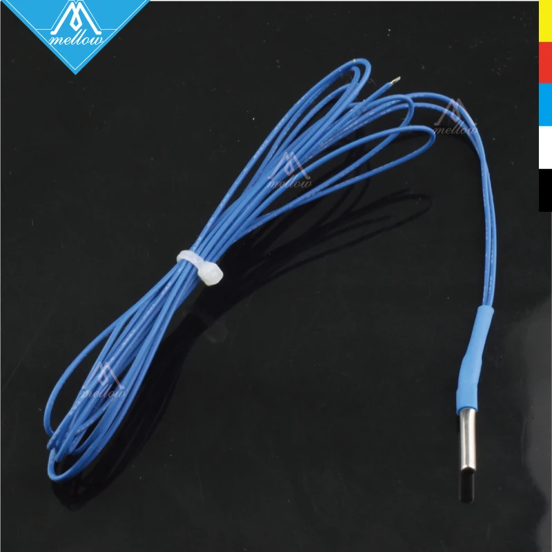 3D طابعة أجزاء 1 M HT-NTC100K أوم الثرمستور عالية درجة الحرارة NTC 3950 100 K الاستشعار ل خيوط PT100 V6 الحرارة كتلة Hotend 3D طابعة أجزاء 1 M HT-NTC100K أوم الثرمستور عالية درجة الحرارة NTC 3950 100 K الاستشعار ل خيوط PT100 V6 الحرارة كتلة Hotend