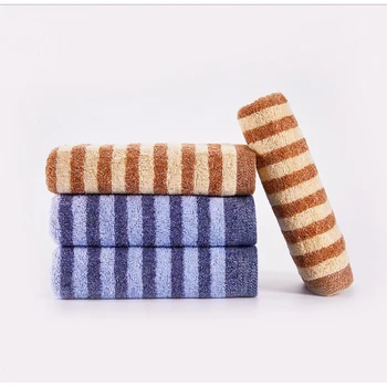 

The cotton strip bath towel is suitable for adults. It is durable, soft, comfortable and absorbent Can be washed by machine