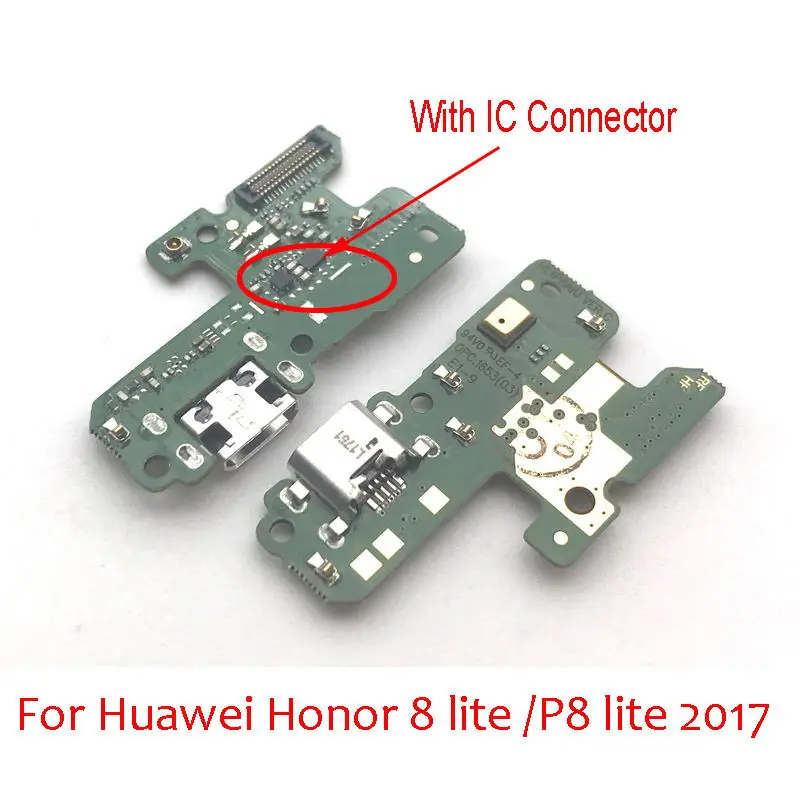 

Microphone Module+USB Charging Port Board Flex Cable Connector Parts For Huawei Honor 8 lite /P8 lite 2017