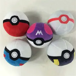 Аниме XY Kawaii Плюшевые 13 см милые Pokeball карман куклы Животные Пикачу мягкие игрушечные лошадки для детский подарок