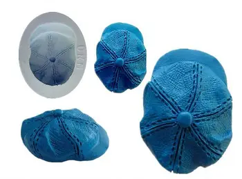 

Sports hat chocolate silicone mold fondant Cake decoration mold soap mold Free shipping