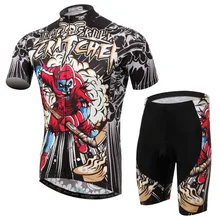 Q513 Скелет Велоспорт Майки с коротким рукавом летние поглощения влаги пот майки для велоспорта Короткие рукава комплект