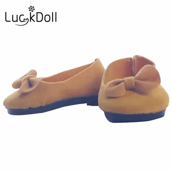 

Doll Shoes For 18" Doll Clothes Vintage Brown bow colour Popular Dolls Accessories N603