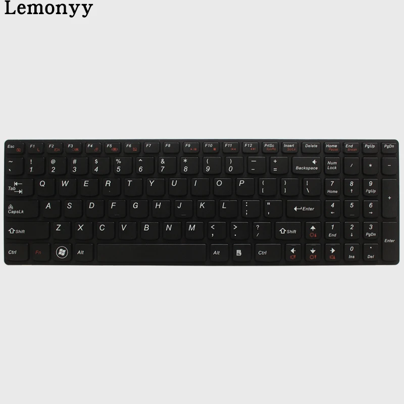 US клавиатура для ноутбука LENOVO Ideapad V570 V570C V575 Z570 Z575 B570 B570A B570E V580 V580C B570G B575 B575A B575E B590 B590A